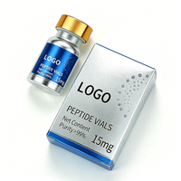 Boîtes d'emballage personnalisées pour flacons de peptides, en matériau stérile, imprimées, pour produits peptidiques