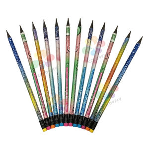 Ensembles de crayons HB aiguisés de bureau en bois en vrac au design de mode crayons d'école personnalisés de haute qualité avec oreillette pour les étudiants - Product Image 6