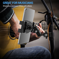 Rotation à 360 degrés magique pour bras vélo moto guidon pince pince support pour téléphone et tablette PC supports