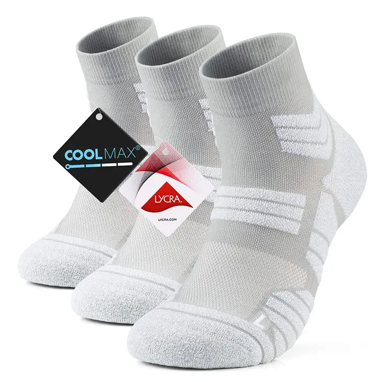 Athletic Running Sports Coolmax Moisture Wicking Seamless Socks