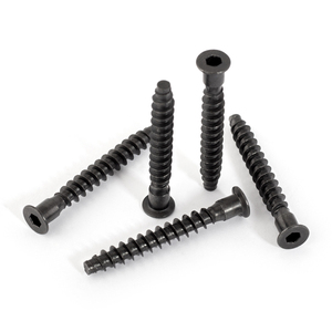 M5 40mm 60mm Hex mô-men xoắn ốc vít đồ nội thất Allen Đầu phẳng vít gỗ mạ kẽm và đen sắt hình lục giác ổ cắm vít - Product Image 3