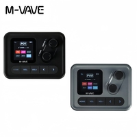Mini processeur de guitare M-VAVE Pocket AMP avec écran HD de 1,54 pouces et contrôle Bluetooth/APP/100+ effets, type-C/pour guitare/basse d'enregistrement