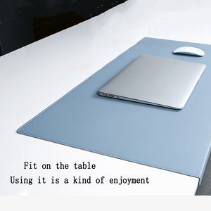 Alfombrilla de Escritorio en Forma de L con Protección para el Codo, Antideslizante, de Cuero PU Impermeable, Alfombrilla Grande para Ratón, para Estudio, Libros y Computadora - Product Image 4