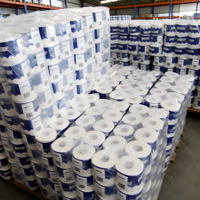 Papier toilette 2 plis, rouleau géant de papier toilette et rouleau de papier toilette 3 plis pour serviettes en papier, vente en gros, sans peluches, pour club de fitness