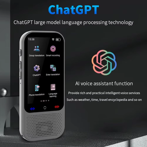 Traductor <span class=keywords><strong>de</strong></span> Idiomas Portátil con 19 Idiomas Offline y 138 Online, Pantalla HD <span class=keywords><strong>de</strong></span> 3 Pulgadas, ChatGPT, Grabación Inteligente <span class=keywords><strong>de</strong></span> <span class=keywords><strong>Voz</strong></span>, Traductor con IA - Product Image 3