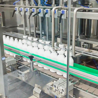 Machine de remplissage automatique en ligne pour détergent lessive 500ml 750ml 1L avec débitmètre et doseur intégrés