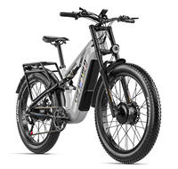 Vélo électrique S600pro 26 pouces à double motorisation longue portée pour adultes, idéal pour les trajets urbains, la montagne et le cyclisme tout-terrain