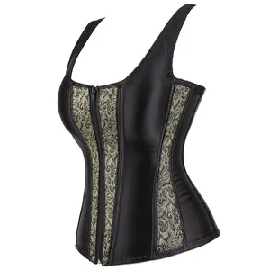 Lady Sexy Overbust Corset Top Bustier Shapewear Training Belt