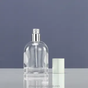 热库存30毫升50毫升100毫升气压喷嘴香水瓶高品质带盖玻璃喷雾瓶