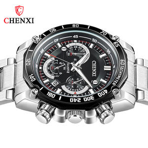 Orologio da <span class=keywords><strong>Uomo</strong></span> Multifunzione <span class=keywords><strong>Cronografo</strong></span> 44mm, Cinturino in <span class=keywords><strong>Acciaio</strong></span> Inox, Movimento al Quarzo, Resistente all'Acqua 30M, Classico - Product Image 2