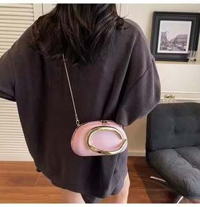 Pochette de soirée en résine de haute qualité, sac à main avec armature métallique, pochette idéale pour femme, best-seller à Bahrein - Product Image 4