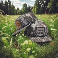 Cappello Snapback a 5 Pannelli con Logo Personalizzato, 100% Cotone Canvas, Patch in Pelle, Ricamo 3D per Ciclismo e Viaggi, per Adulti