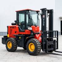 Chariot élévateur diesel articulé frontal CE EPA à petit rayon de braquage, contrepoids, pour entrepôt