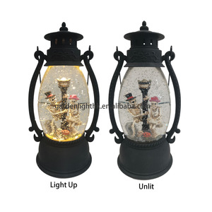 Lámpara de Agua LED con Forma de Fantasma de Halloween para Parejas, Luz Blanca Cálida, Funciona con Pilas, Luces Navideñas con Función Musical, Clasificación IP20 para Mesa - Product Image 2