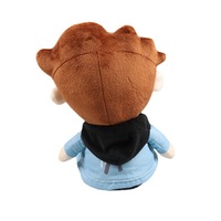 Peluche Chibi Garçon avec Sweat à Capuche, Veste en Jean et Baskets – Douce et Rembourrée – OEM ODM Personnalisable – Vente en Gros