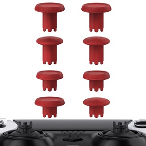 Carmine Red 4 Alturas 3 Superficies Grips ThumbsGear Palancas de Mando Intercambiables Tapas de Palancas Analógicas para el Control PS5 Edge - Product Image 1