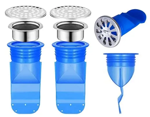 OHOH 2 Pack di Scarico Riflusso Preventer/Silicone di Scarico Riflusso Disconnettore Lavello di Tenuta Scarico A Pavimento/Valvola Unidirezionale per il tubi di Tubi in