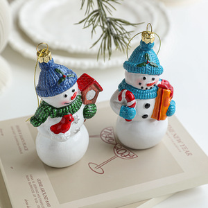 Colorful Painted Plastic Macaron Cartoon Girls <b>Christmas</b> Tree Ornaments Pendant Xmas Tree Hanging Decoration - Product Image 4