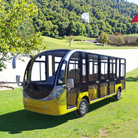 Mini-bus électrique de tourisme 20 places pour le transport de passagers en Chine, à moteur électrique, automatique et à batterie