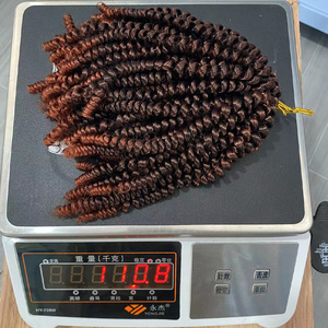 Nhà Máy Bán Buôn 8 Inch Tổng Hợp <span class=keywords><strong>Nubian</strong></span> Twist Bện Crochet Phần Mở Rộng Tóc Crochet Bện Ombre Mùa Xuân Twist Tóc - Product Image 5