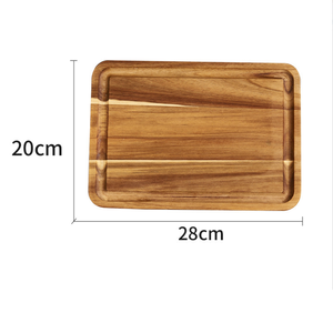Acacia gỗ hình chữ nhật bằng gỗ cắt khối cho nhà bếp cho thực phẩm ăn sáng và cắt Board - Product Image 6