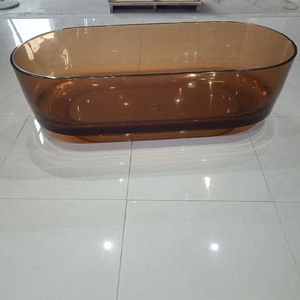 Nhà Máy Bán buôn đá nhân tạo sang trọng Bồn tắm nhựa đá miễn phí thường vụ trong suốt bồn tắm - Product Image 4