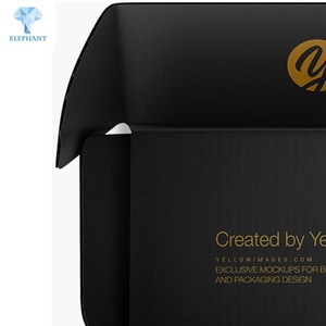 Free Design Custom Printing Cardboard Carton Bottle Packaging Black Corrugated <b>Box</b> - Product Image 4