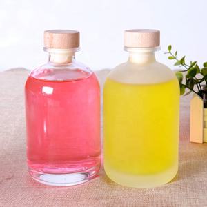 À la mode de qualité alimentaire Transparent givré 250ml 500ml bouteille en verre de vin avec <span class=keywords><strong>bouchon</strong></span> étanche en gros pour boisson jus de vin - Product Image 3