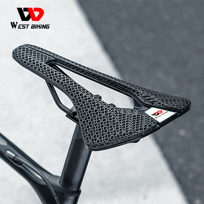 WEST BIKING自転車パーツ3Dプリントサドル滑り止め衝撃吸収