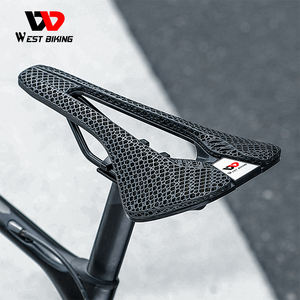 WEST BIKING - Piezas de Bicicleta, Sillín Impreso en 3D, Antideslizante, Absorción de Impactos, Asiento de Ciclismo, Cojín de Asiento para Bicicleta de Montaña y Carretera - Product Image 6
