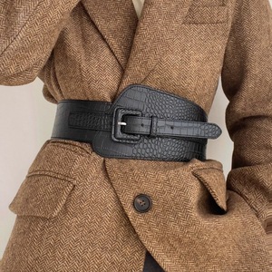 <span class=keywords><strong>Ceinture</strong></span> Obi vintage pour femmes, large, à <span class=keywords><strong>taille</strong></span> élastique, avec boucle à épingle extensible réglable, <span class=keywords><strong>ceinture</strong></span> décontractée à nouer - Product Image 2
