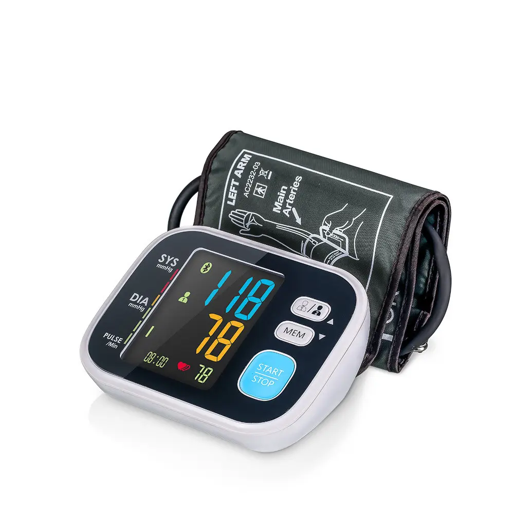 Health Monitoring Super Large Display Upper Arm Type Blood Pressure Monitor