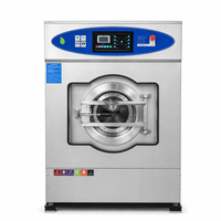Laveuse-essoreuse industrielle entièrement automatique 20kg 25kg 30kg avec contrôle par variateur de fréquence pour blanchisserie commerciale