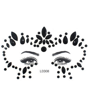 Pretty Shiny Temporary Face Gem para Rave Party Girls Estilo de seguridad de moda para niños - Product Image 6