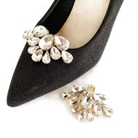 Nouvelle Décoration de Chaussures Détachable DIY pour Talons Hauts, Accessoire Floral Personnalisable pour Mariage, Breloque pour Sabots en Strass