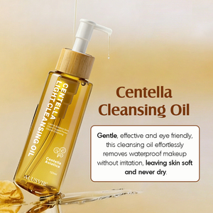 น้ำมันทำความสะอาดเครื่องสำอางสูตรอ่อนโยนจากธรรมชาติ ปราศจากการทดลองกับสัตว์ ช่วยปลอบประโลมผิว ด้วยสารสกัดจากใบบัวบก - Product Image 2