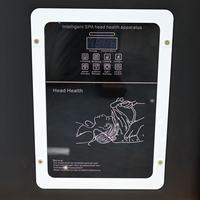 Fauteuil de massage électrique inclinable pour shampoing, table de pédicure, chaise de spa pour les pieds en cuir PU avec lumière LED pour salon de coiffure et équipement de beauté et spa