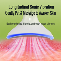 Appareil de massage facial et du cou pour usage domestique, 3 modes, pour femmes, soins personnels, lifting du double menton