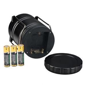 Linterna de camping LED a pilas, luz COB portátil para exteriores, de emergencia, con gancho y 3 pilas AA incluidas - Product Image 1
