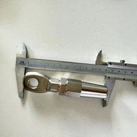 Accessoires de fixation pour câbles de garde-corps en acier inoxydable T316, sans sertissage et tendeurs à vis, pour câbles de 8 à 32 mm, incluant des raccords d'extrémité pour câbles de 1/8" et 3/16"