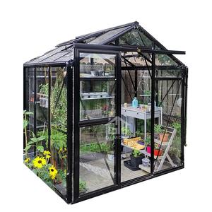 Serre en verre G-MORE, prix <span class=keywords><strong>d</strong></span>'usine, quatre saisons, véranda en aluminium, véranda <span class=keywords><strong>d</strong></span>'<span class=keywords><strong>hiver</strong></span>, <span class=keywords><strong>jardin</strong></span> extérieur, serre en verre 6'x6' - Product Image 1