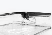 Couverture à fermeture éclair en plastique PVC transparent personnalisé sac de couette sac d'emballage de voyage transparent pour vêtements de literie