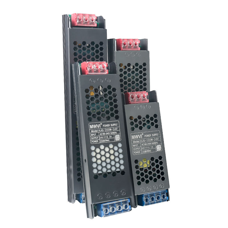12V 24V LED Light Strip Power Supply AC DC Switching with Constant Voltage 60W-400W Range for 240V 220V 230V Input