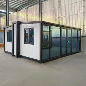 Роскошный расширяемый мобильный складной дом-контейнер F700 из стали/дерева в современном стиле с улучшенной вентиляцией - Product Image 1