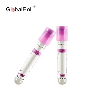 Factory Selling Disposable Pet Glass Serum Edta Anticoagulant Vacuum K2 K3 Vacuum Blood Collection Test Tubes