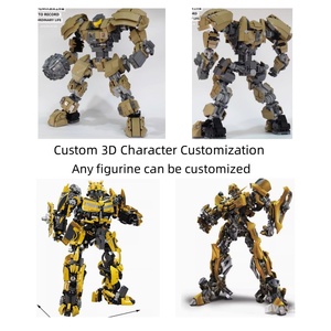 Nuovo Modello di Action Figure in PVC Phoenix Mercenary Mecha, Giocattolo Militare Cartoon, Design Unico per Decorazione e Promozione - Product Image 2