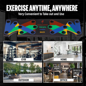 Pushup Board 9 en 1 soporte de entrenamiento en casa, equipo de Fitness para <span class=keywords><strong>Abdom</strong></span> brazo pecho espalda tríceps hombro, barras de realce - Product Image 4