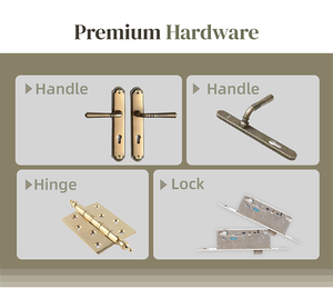 Puerta <span class=keywords><strong>de</strong></span> Doble Hoja con Rejilla <span class=keywords><strong>de</strong></span> <span class=keywords><strong>Aluminio</strong></span> y Doble Vidrio, Estilo Chino Único, Diseño Antiguo, <span class=keywords><strong>Precio</strong></span> <span class=keywords><strong>de</strong></span> Fábrica PDP, para Supermercado - Product Image 4