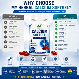 Capsules de calcium 500 mg en gélules molles, formule premium avec ingrédients naturels, OEM ODM, emballage personnalisé, vente en gros - Product Image 6
