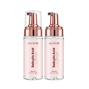 Mousse Nettoyante Visage Contrôle Sébum à <span class=keywords><strong>l</strong></span>'<span class=keywords><strong>Acide</strong></span> <span class=keywords><strong>Salicylique</strong></span>, Hamamélis et Niacinamide Marque Blanche – Soin Nettoyant Moussant pour le Visage - Product Image 1